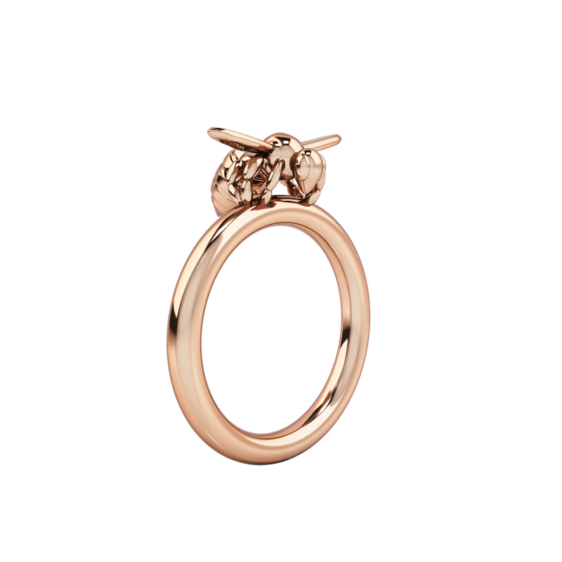 1986 BEE 93° Ready To Fly Ring in Rose Gold