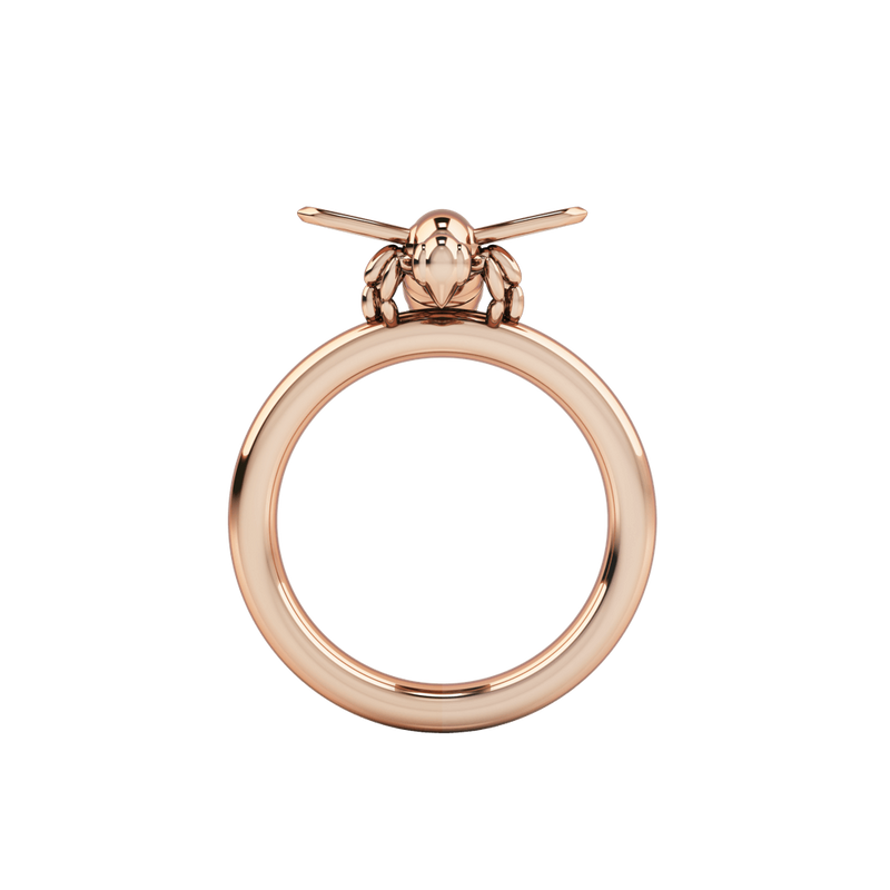 1986 BEE 93° Ready To Fly Ring in Rose Gold